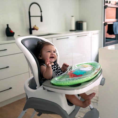 Baby Einstein 2-in-1 Water Mat - Portable Tummy Time Activity Gym for Newborns & Up