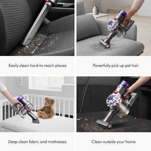 Dyson Handheld Vacuum - Cordless & Lightweight for Cars and Boats | Cleans Hard Surfaces, 115AW, 50 Min Runtime