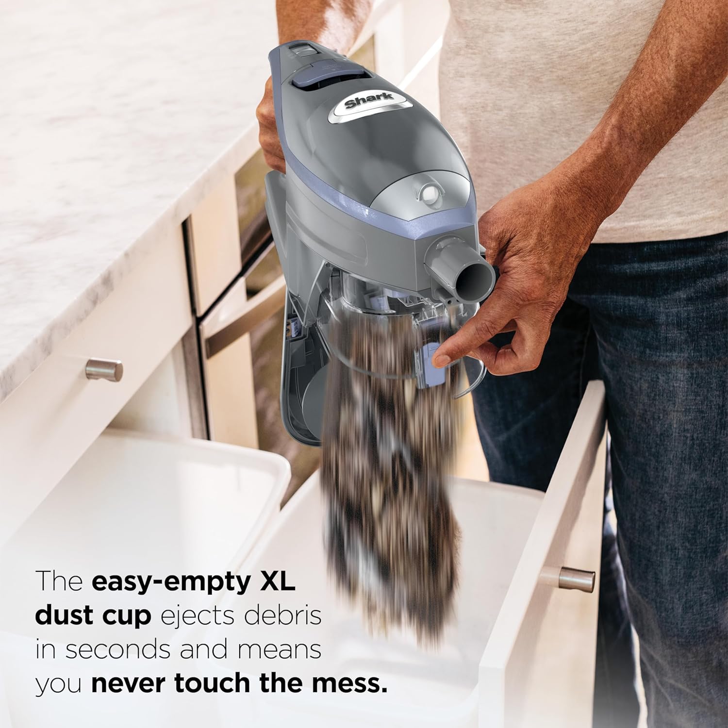Shark Rocket Pro DLX - Corded Stick Vacuum with Removable Hand Vacuum & XL Dust Cup | Gold
