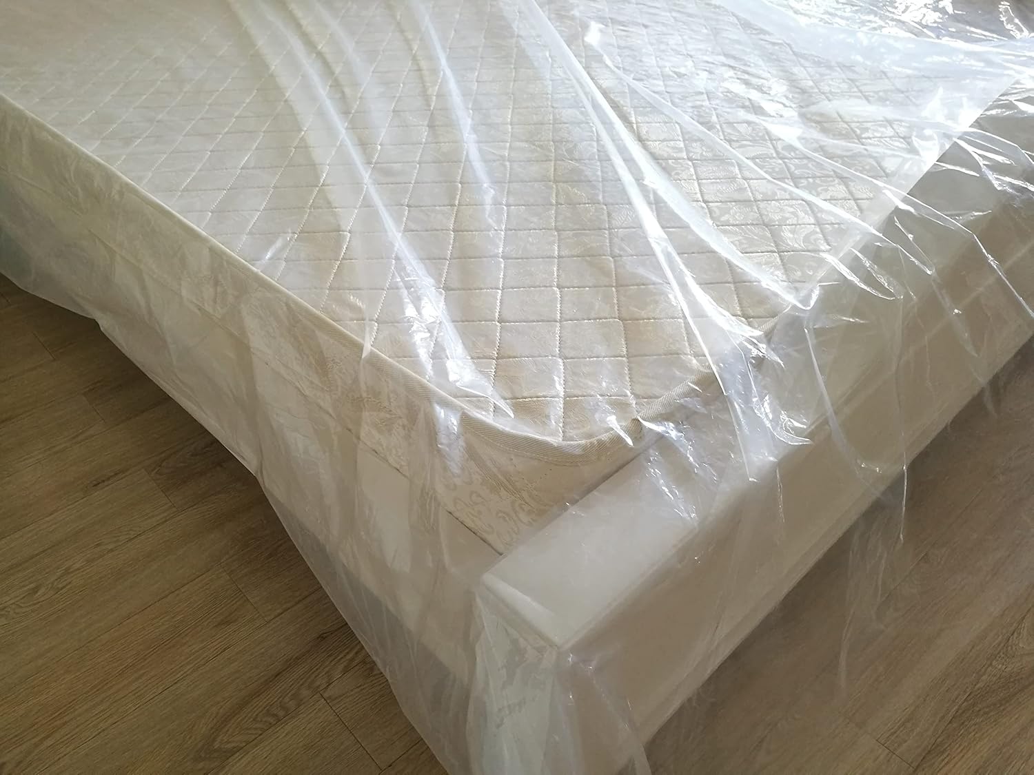 ComfortHome Mattress Bag - Durable Moving & Storage Solution | Twin & Full Size, 2 Pack Clear