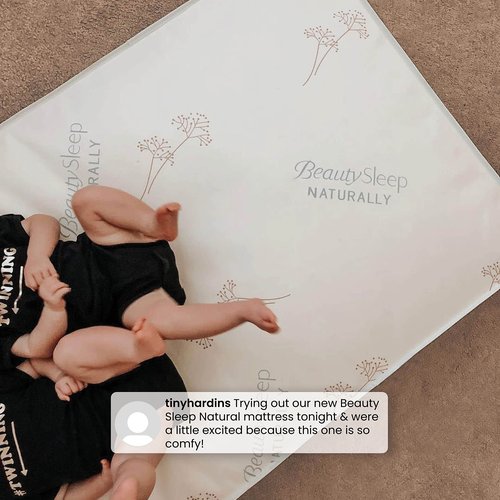 Simmons Kids SlumberTime Naturally 2-Stage Premium Plant-Based Soy Foam Baby Crib Mattress & Toddler Mattress - Waterproof - GREENGUARD Gold & CertiPUR-US Certified - Ideal Firmness - Made in USA