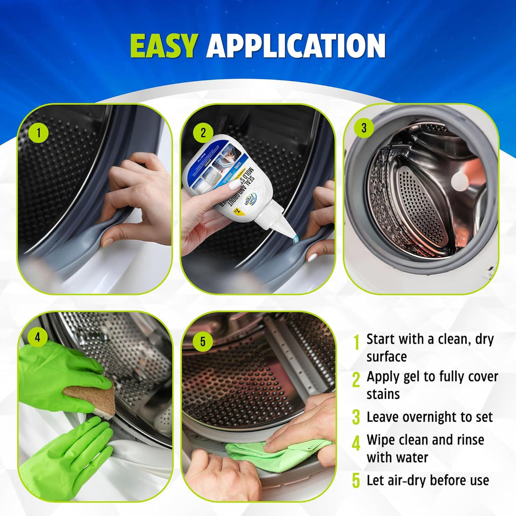 True Fresh Mold Stain Remover Gel - Heavy Duty Cleaner for Washing Machine Seals & Grout - 7 oz