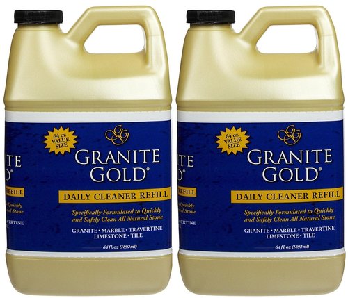 Granite Gold Fresh Citrus Scent Daily Cleaner Refill - 64 Oz Pack of 2.