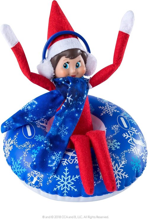 Elf on the Shelf - Claus Couture Collection Totally Tubular Snow Set | Holiday Fun & Festive Style