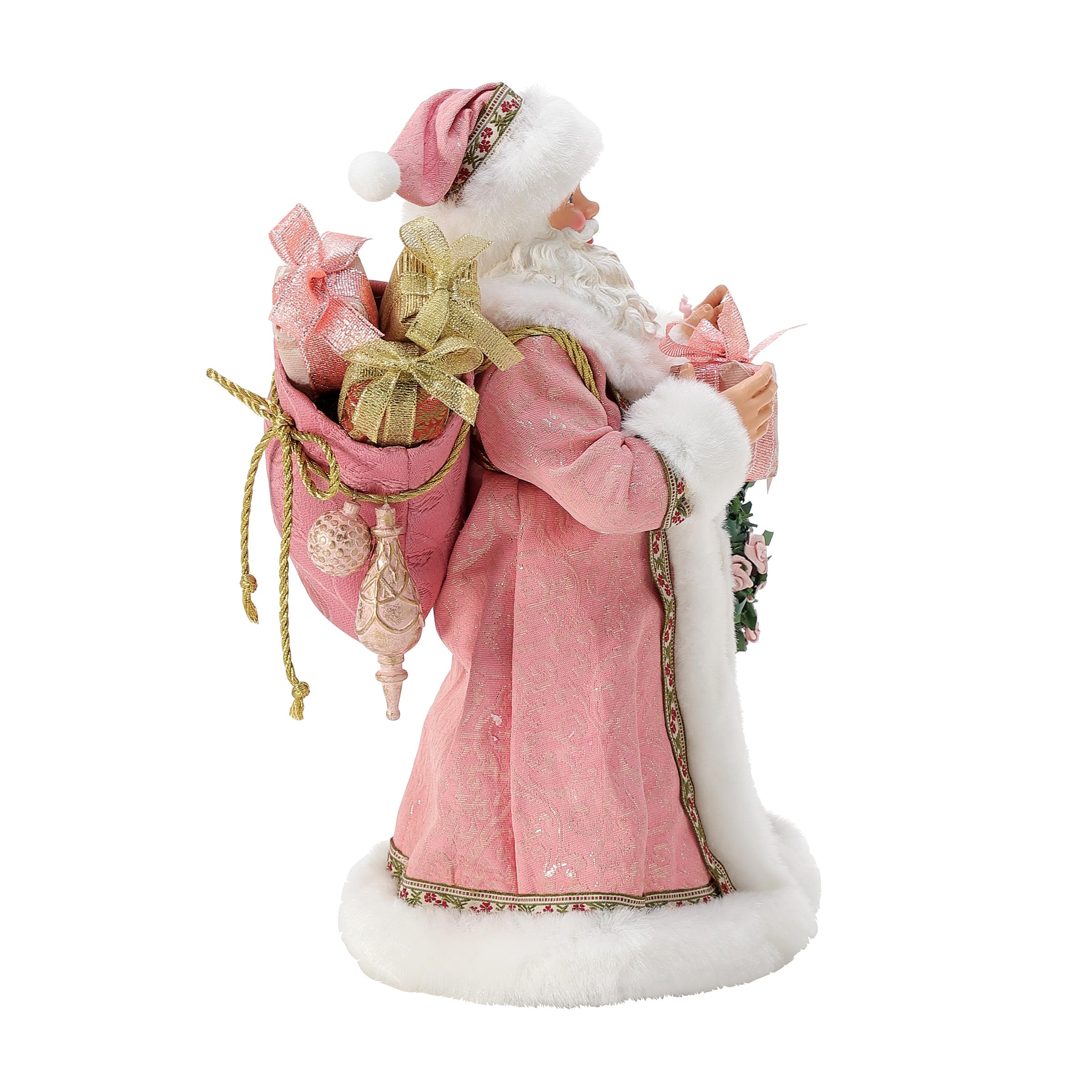 Department 56 Possible Dreams Christmas Traditions Santa Rosy Pink Cheeks Figurine, 10.5 Inch, Multicolor