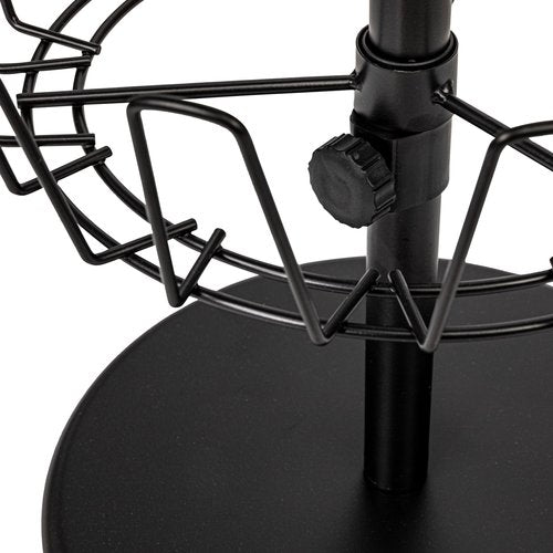 Household Essentials 4-Tier Shoe Storage Tree, Matte Black