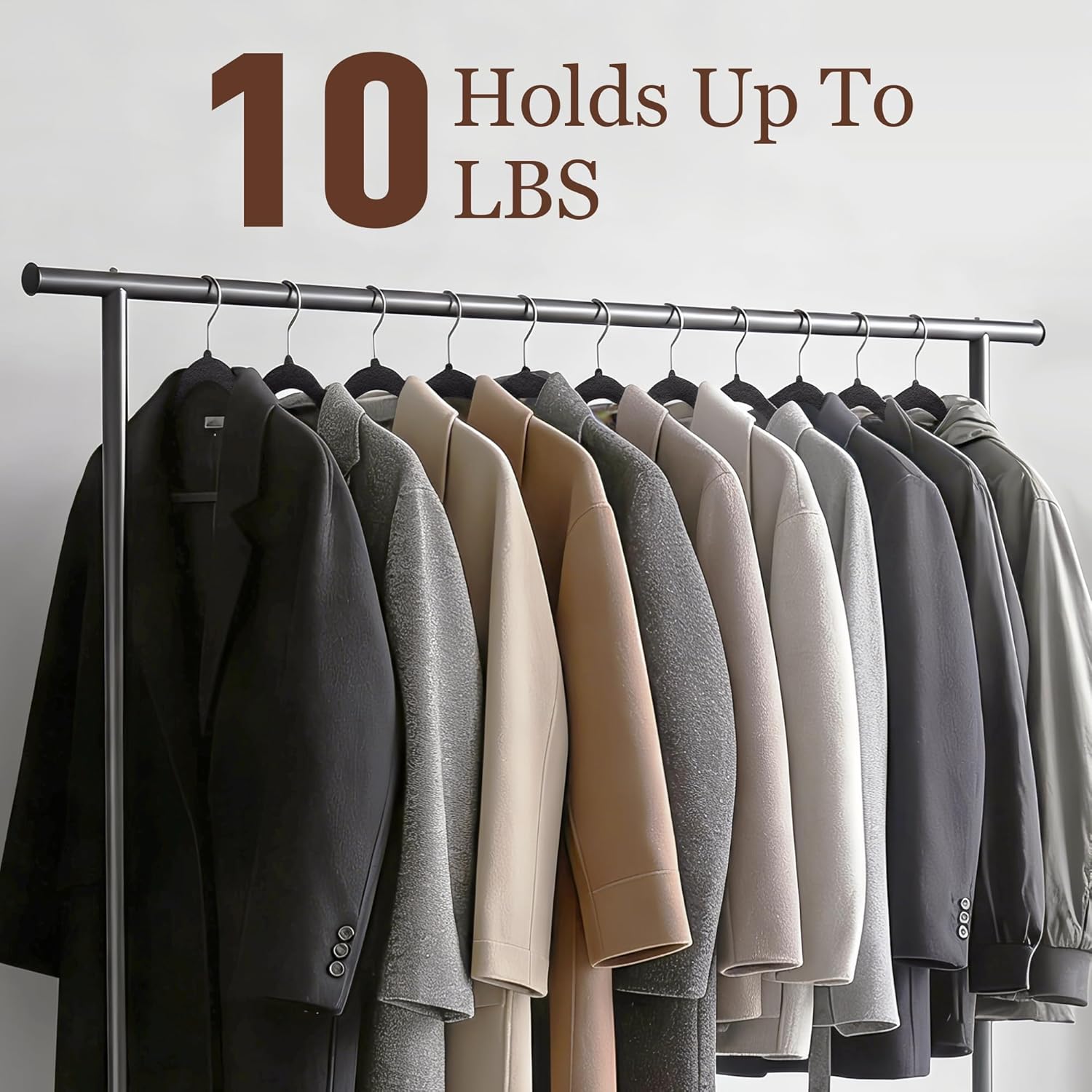 Velvet Hangers 50 Pack - Slim Non-Slip Space-Saving Clothes Hangers | Heavy Duty for Pants, Coats, and More - Black
