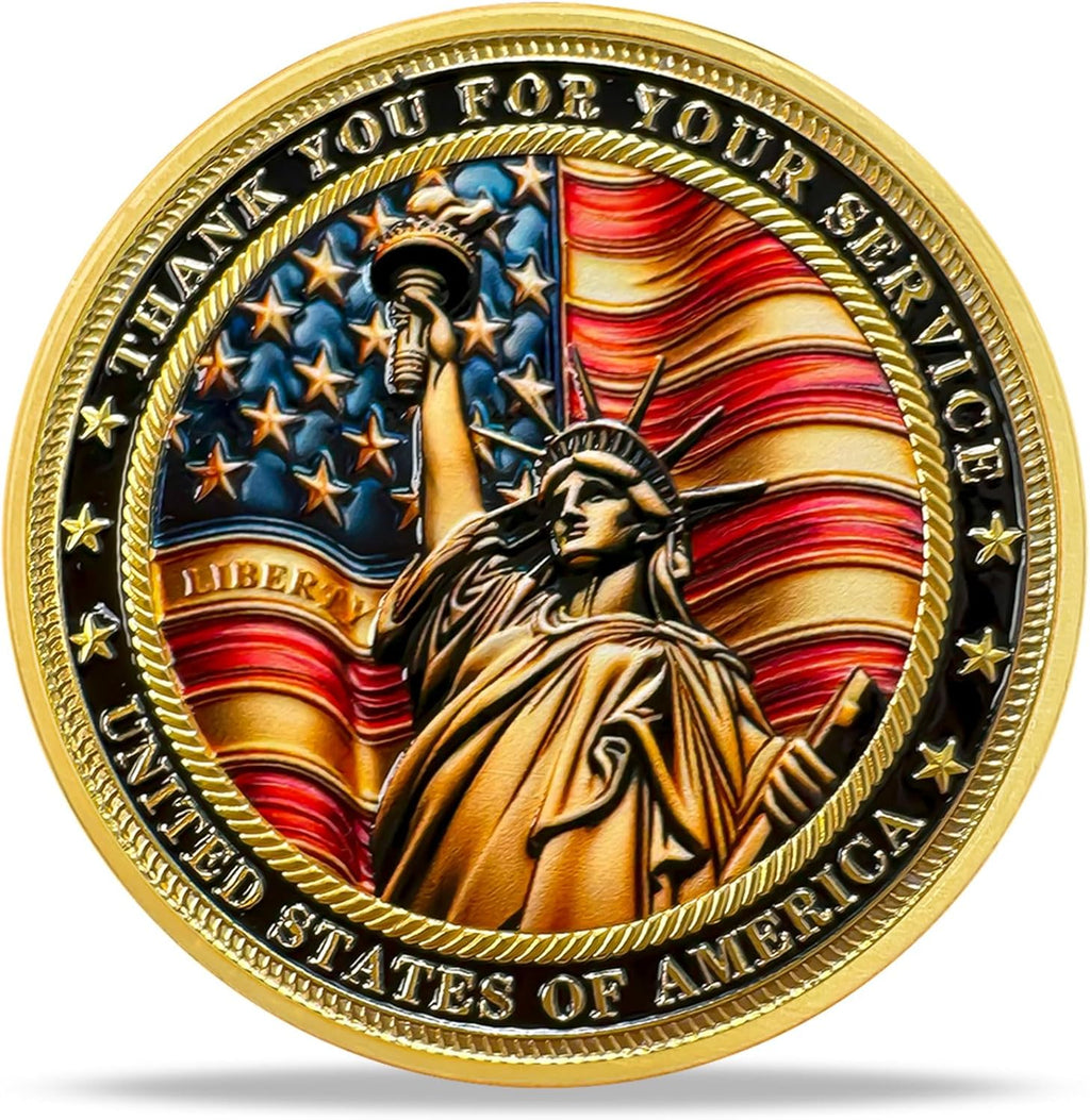 1Pcs Flame Boots Military Challenge Coin - Honoring US Army Veterans | Patriotic Eagle Flag Token