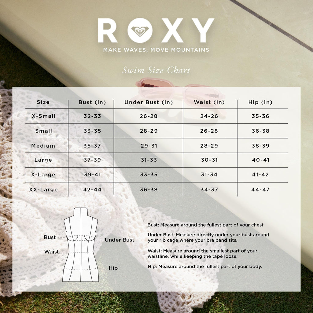 Roxy Women's Cabana Beach Towel – Soft & Absorbent, Quick-Dry, Oversized 60" x 30" Pool & Bath Towel for Beach, Pool, and Travel, Mood Indigo, OS