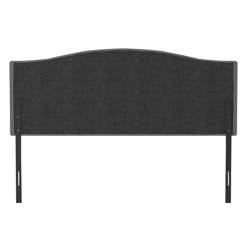 Hillsdale Provence Upholstered Arch Adjustable Tufted Full/Queen Headboard, Glacier Gray