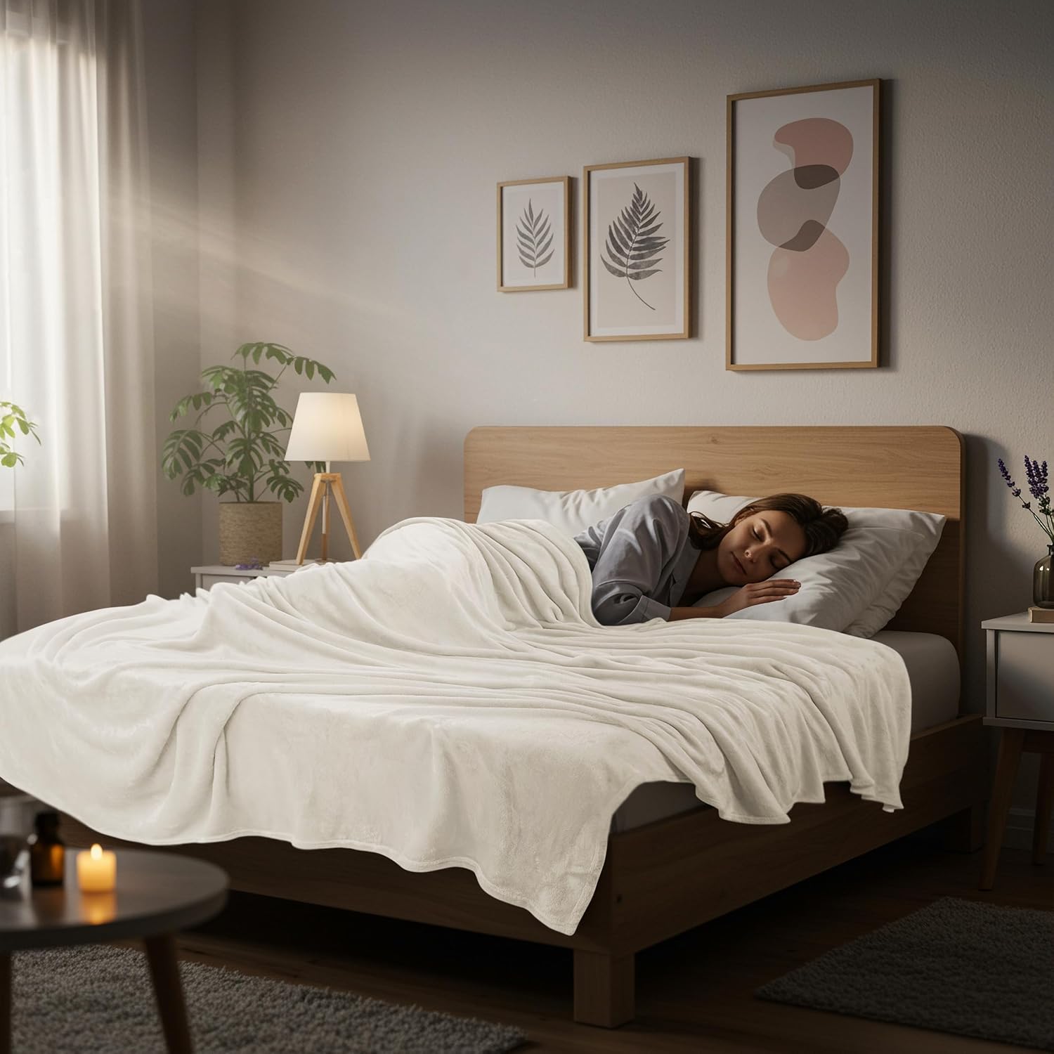 Utopia Bedding Fleece Blanket - Ultra Soft & Warm Queen Size (90x90 Inches) | Cozy Microfiber for All-Season Comfort