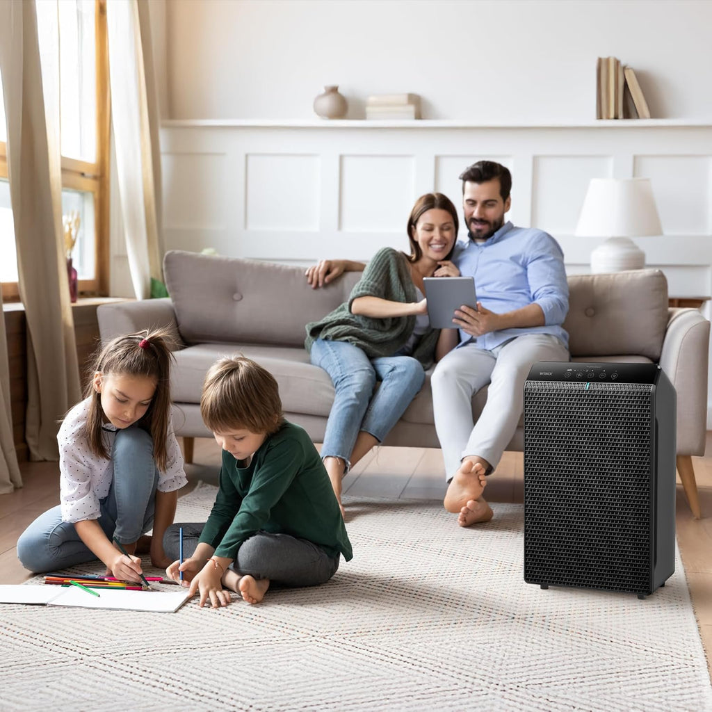 WINIX 5520 Air Purifier - True HEPA Filter & Air Quality Monitor for Large Rooms Up to 1882 Ft²