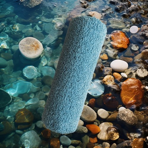 CHEZARTEMIS Luxury Quick Dry Non-Slip Bathroom Rugs【17'' x 24'' Blue】 Highly Absorbent Washable and Ultra Soft, Extra Thick Fluffy Bath Mats for Shower/Kitchen/Bathtub Floor