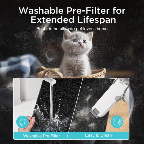 DBFIT H13 HEPA Air Purifier - Large Room Coverage Up to 2590 ft² with PM 2.5 Display & Washable Filter