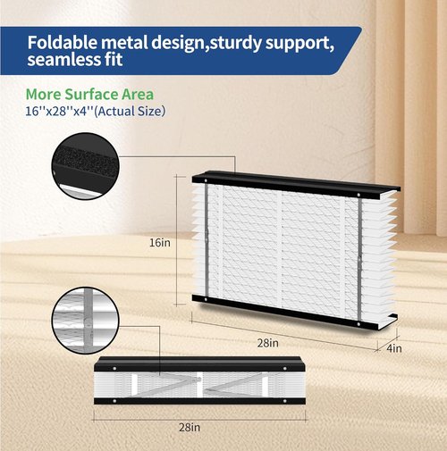 AprilAire 413 Replacement Filter - MERV 11 Whole House Air Purifier Filter | 16x25x4 Inches (2 Pack)