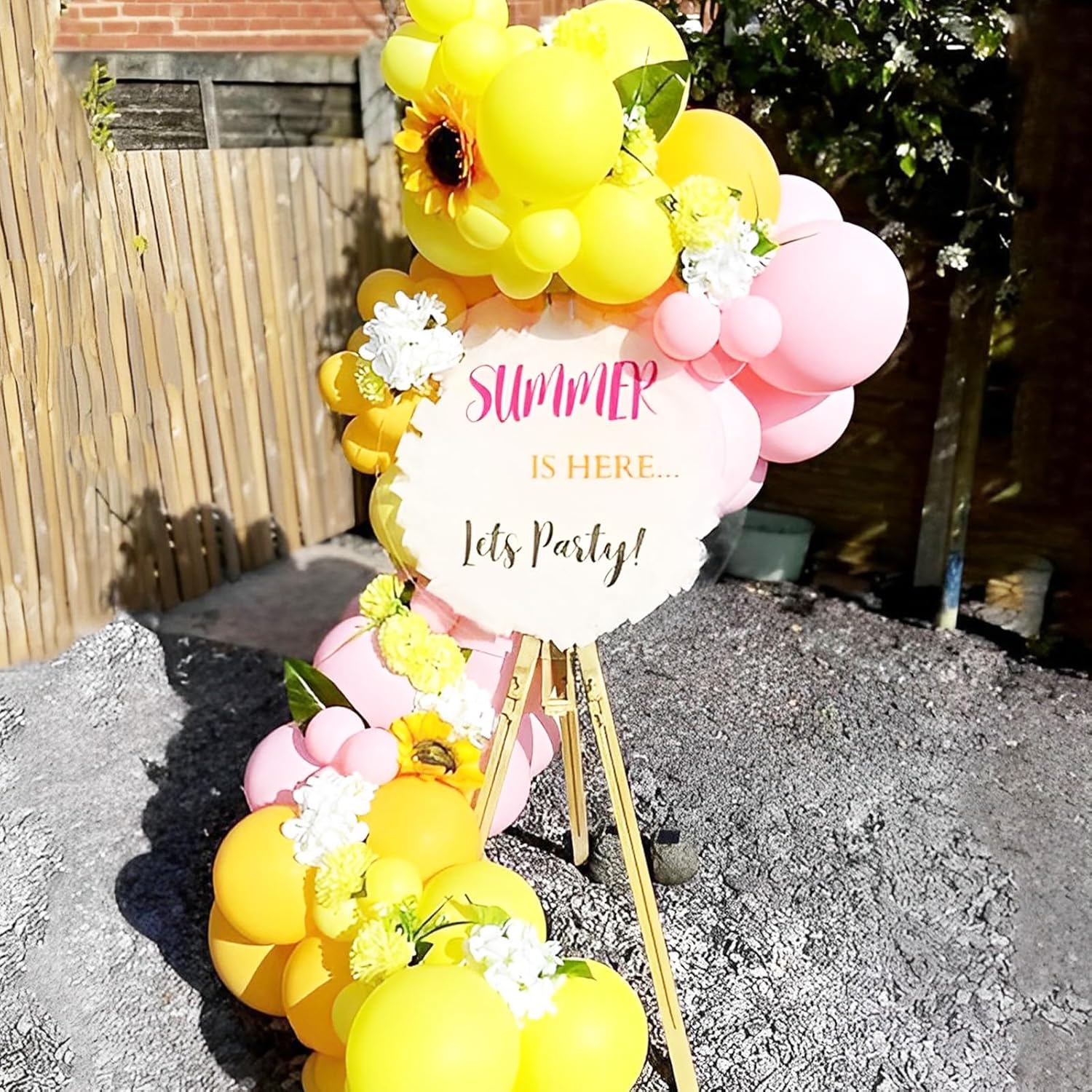 Voircoloria Yellow Balloons - 66 Pack of 12-Inch Latex Balloons for Graduation, Weddings & Parties