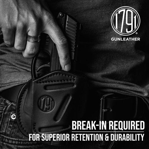 1791 GUNLEATHER 3-Way Holster for P226 & P229 - OWB CCW Ambidextrous Leather Gun Holster - Compatible with Sig Sauer P226, Sig P229, P220, P320c, P239
