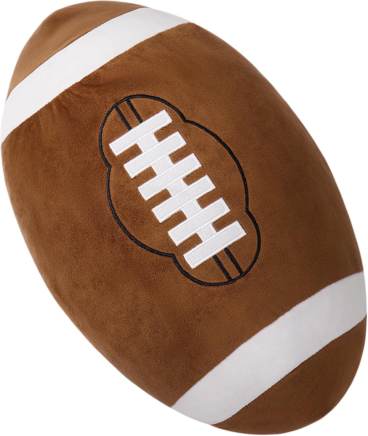 OurHonor Football Plush - 18" Soft Stuffed Throw Pillow | Fluffy 3D Sports Toy for Kids