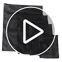 IMIKEYA Black Mesh Laundry Bags - 4pcs Heavy Duty Zipper Wash Bags