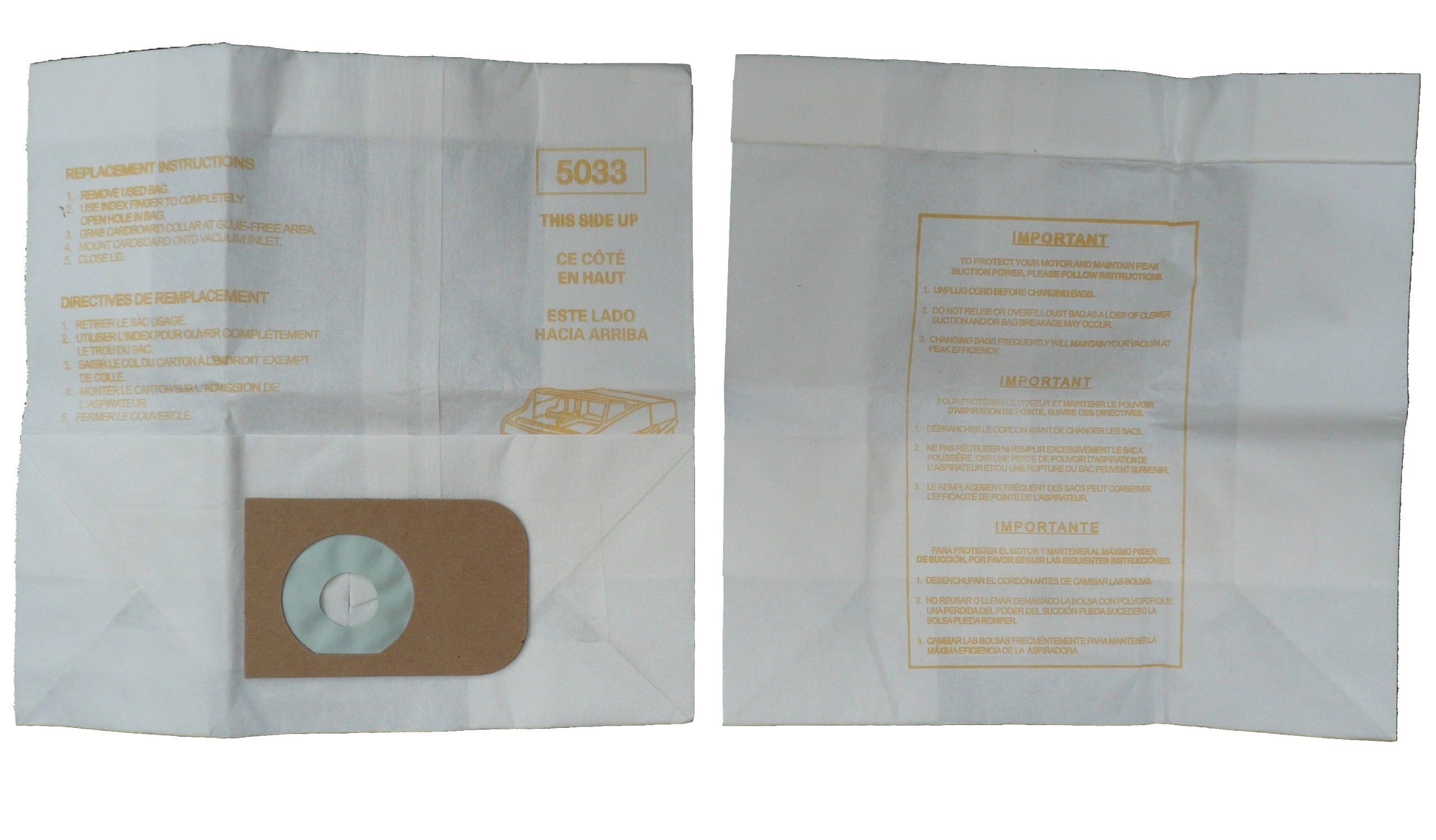 EnviroCare Premium Replacement Vacuum Cleaner Dust Bags designed to fit Kenmore Canisters 5023/5033 6 pack