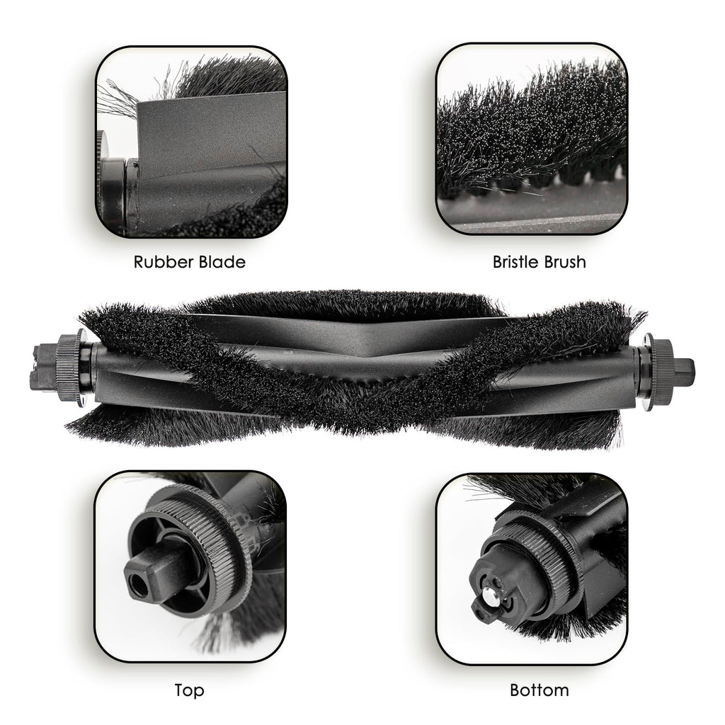(2 Pack) L60 L50 Replacement Roller Brushes Compatible With eufy L60, L60 Hybrid, L60 SES, L50 SES, L50 Series Robot Vacuum, Main Brush Accessories Kit, Multi-Surface Brush