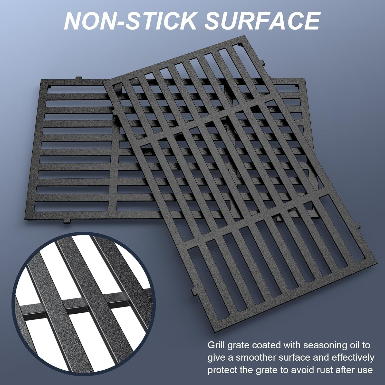 Weber Grill Parts - 17.5 Inch Replacement Grill Grates for Spirit E210, E220, S210 & S215