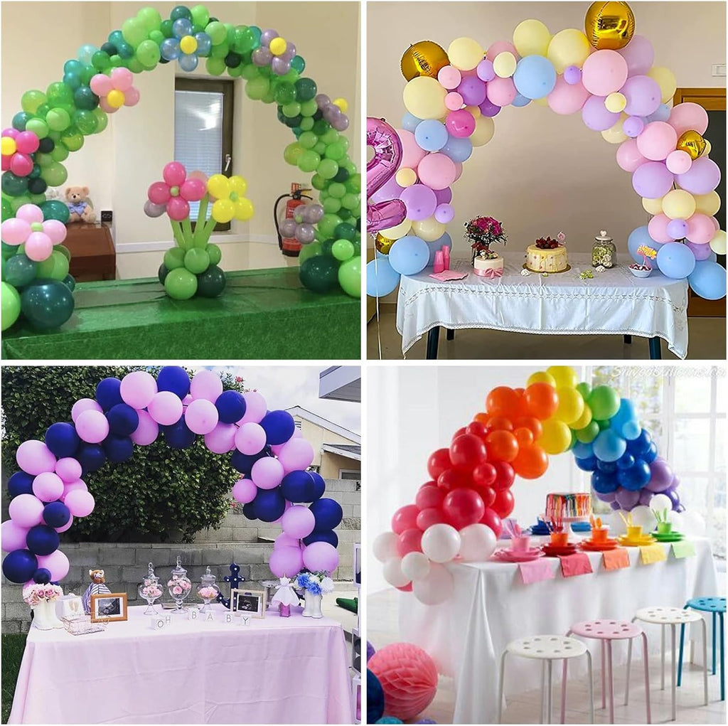 RUBFAC Balloon Arch Kit - Adjustable Black Stand for Table Decorations | Perfect for Parties & Events