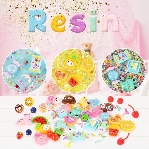 CityActs Slime Accessories Kit for Kids - DIY Craft Supplies with Charms, Glitter & Foam Balls