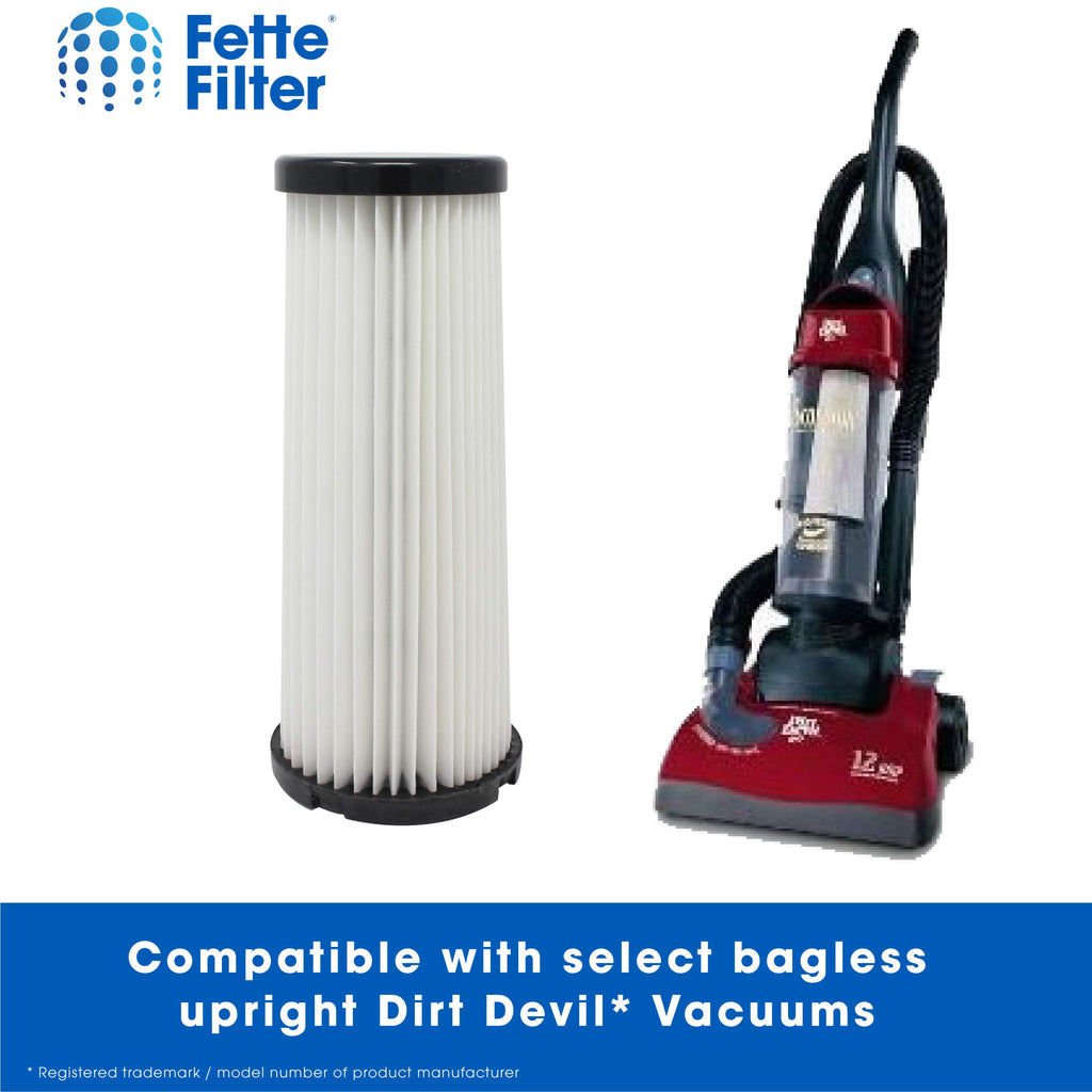Fette Filter - Vacuum HEPA Filter Compatible with Dirt Devil F1 (F-1) Compare to Part # 3JC0280000, 3-JC0280-000 & 2JC0280000, 2-JC0280-000 (Pack of 3)