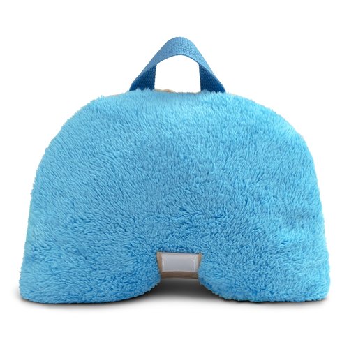 Delta Children Sherpa Throw Blanket with Storage Pocket for Kids, Teal Dog