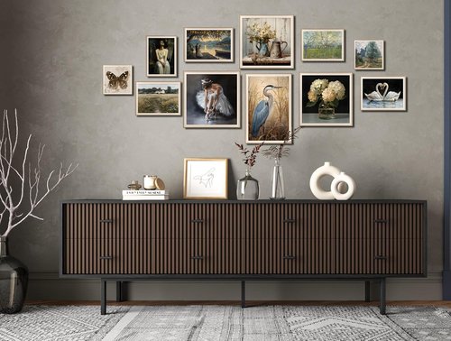 LAIART Butterfly Canvas Wall Art - Framed Murals for Stunning Home Decor | 12x12 Inches