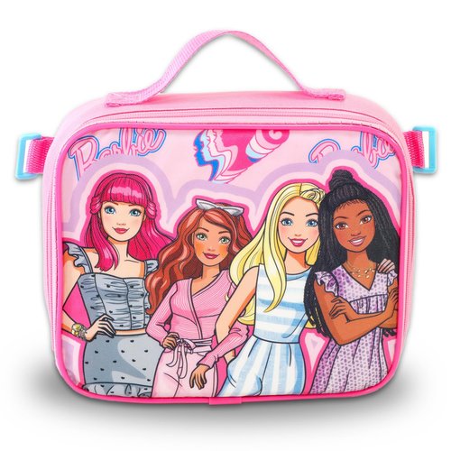 Barbie Backpack with Lunch Box Set - Bundle with 16" School Bag, Lunch Bag, Water Bottle, Stickers, More | Barbie Backpack and Lunchbox for Girls, Kids