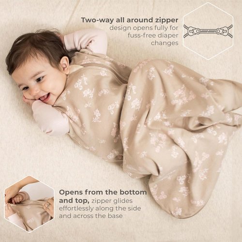 Burt's Bees Baby Organic Cotton Beekeeper Wearable Blanket | Unisex Newborn Essentials