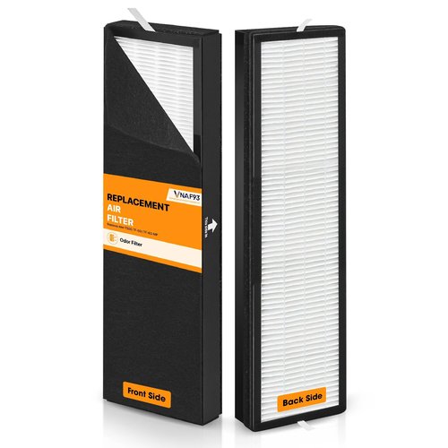 2 Pack HEPA Filter for Alen T500 Air Purifier, TF-60 / TF-60-MP, HEPA 13 / MERV 17, Compatible with Alen T500 Replacement Filter