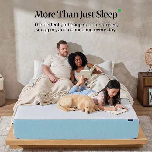 LIFEMENT Twin Cooling Gel Memory Foam Mattress - Medium Firm, Fiberglass Free, CertiPUR-US & Oeko-TEX Certified, 75''L x 38''W