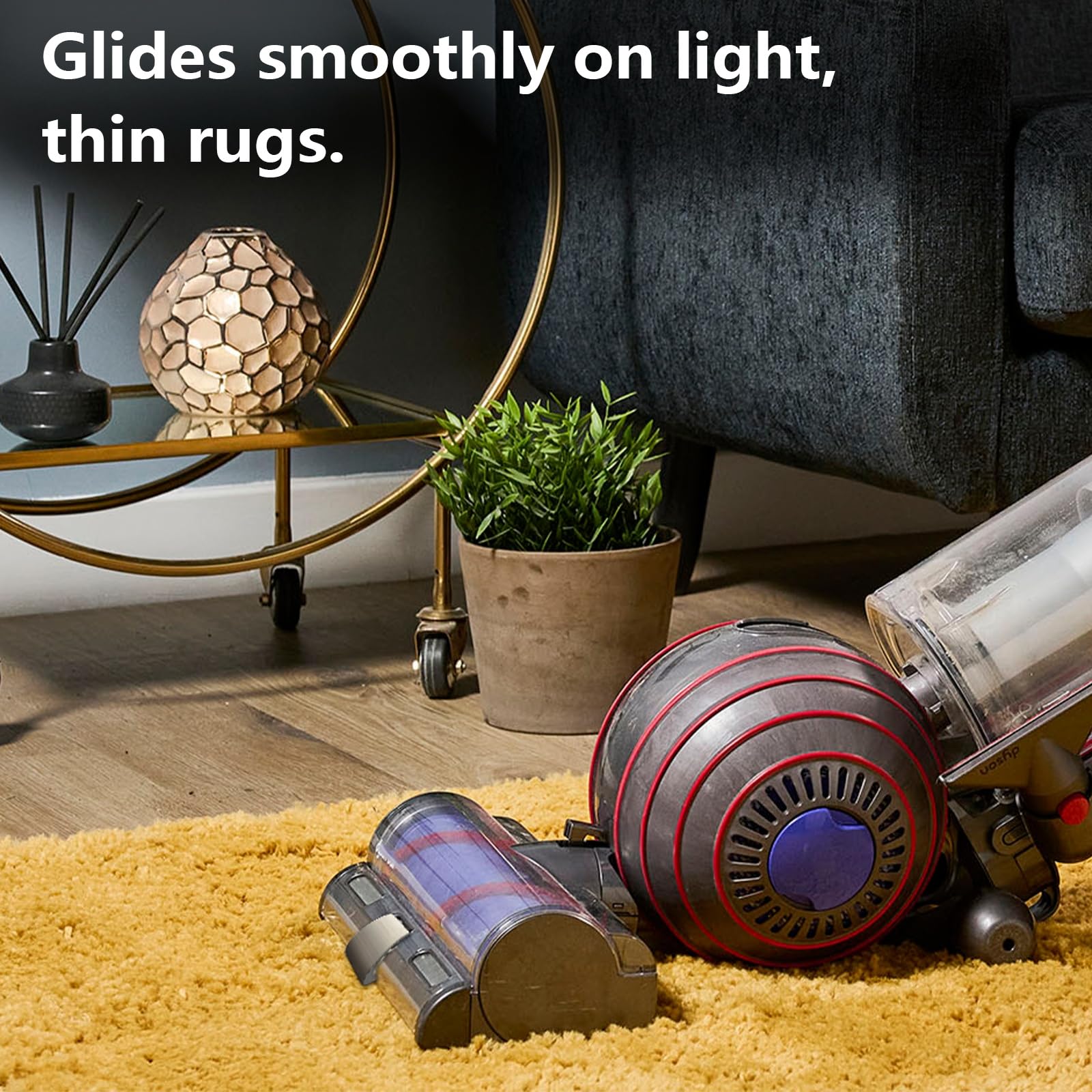 Vacuum Suction Adapter Compatible with Dyson Ball Animal 3/3+, Prevents Rug Suction Lock on Ruggable & Low-Pile Rugs, Ensures Smooth Glide on Soft Surfaces & Hard Floors