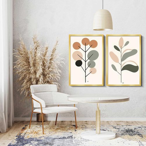 LaVie Home 24x30 Gold Picture Frame - HD Plexiglass Wall Display for Vertical or Horizontal Use