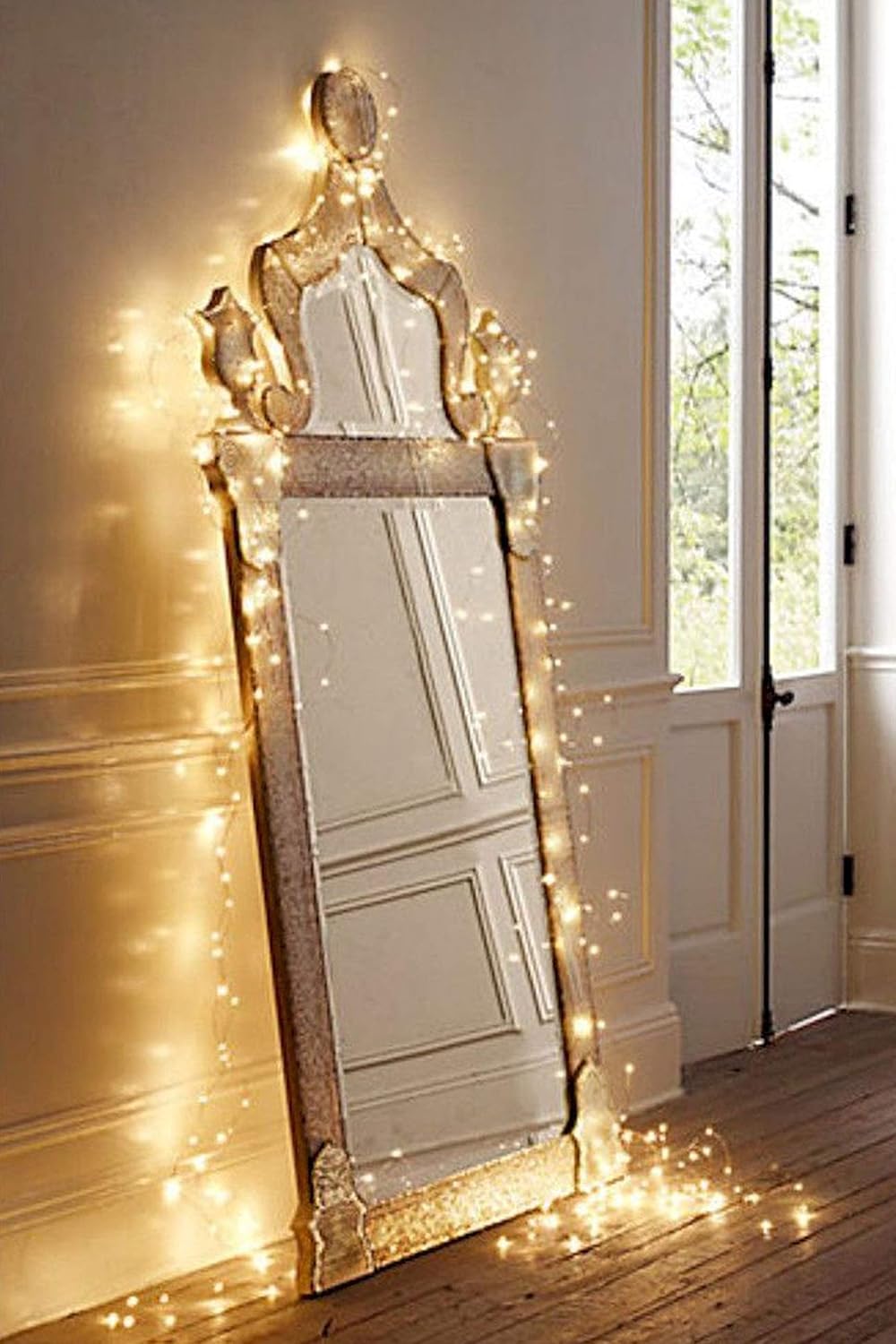 Perfectday 200 LED Copper Fairy String Lights - 66 FT Warm White Waterproof USB Powered for Indoor/Outdoor Decor
