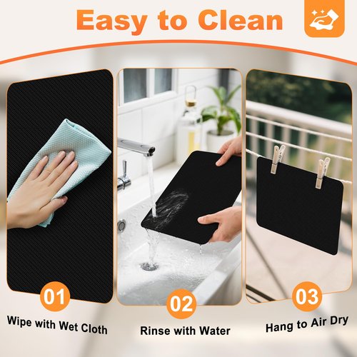 14" x 10" Small Appliance Slider for Countertop, Sliding Tray for Kitchen Appliances, 360° Rotating Sliding Pad for Coffee Maker, Heat Resistant Mat Cut to Fit Stand Mixer, Air Fryer, Microwave