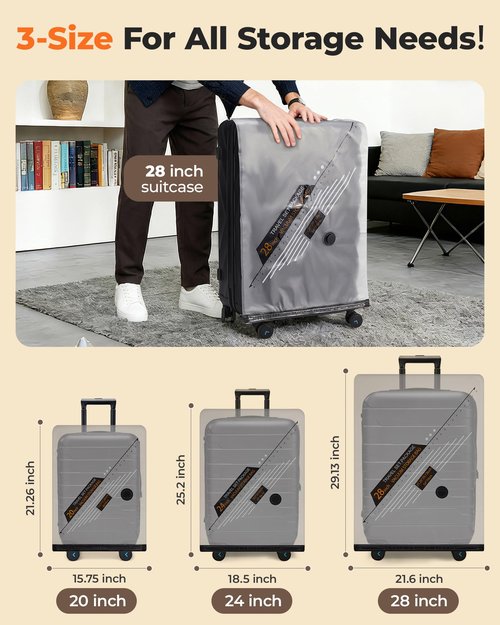 BAGSMART Rechargeable Wireless Pump Travel Storage Bags Set, Portable Space Saver Bags for Travel & Home, Vacuum Compression Seal Bag for Clothing- 18-Pcs Set