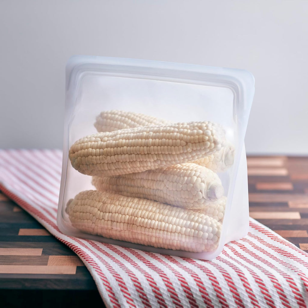 Stasher Silicone Reusable Storage Bag - Stand-Up Mega Bag, 104 Oz, Eco-Friendly, Microwave & Dishwasher Safe | Premium Food Storage Solution