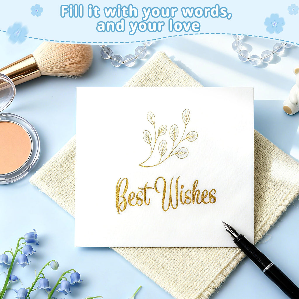 EccoDen Self Care Gifts for Women, Get Well Gifts, Thinking of You Gift, Spa Baskets, Blue Birthday Gift for Women, Mom, Wife, Sister, Best Friend