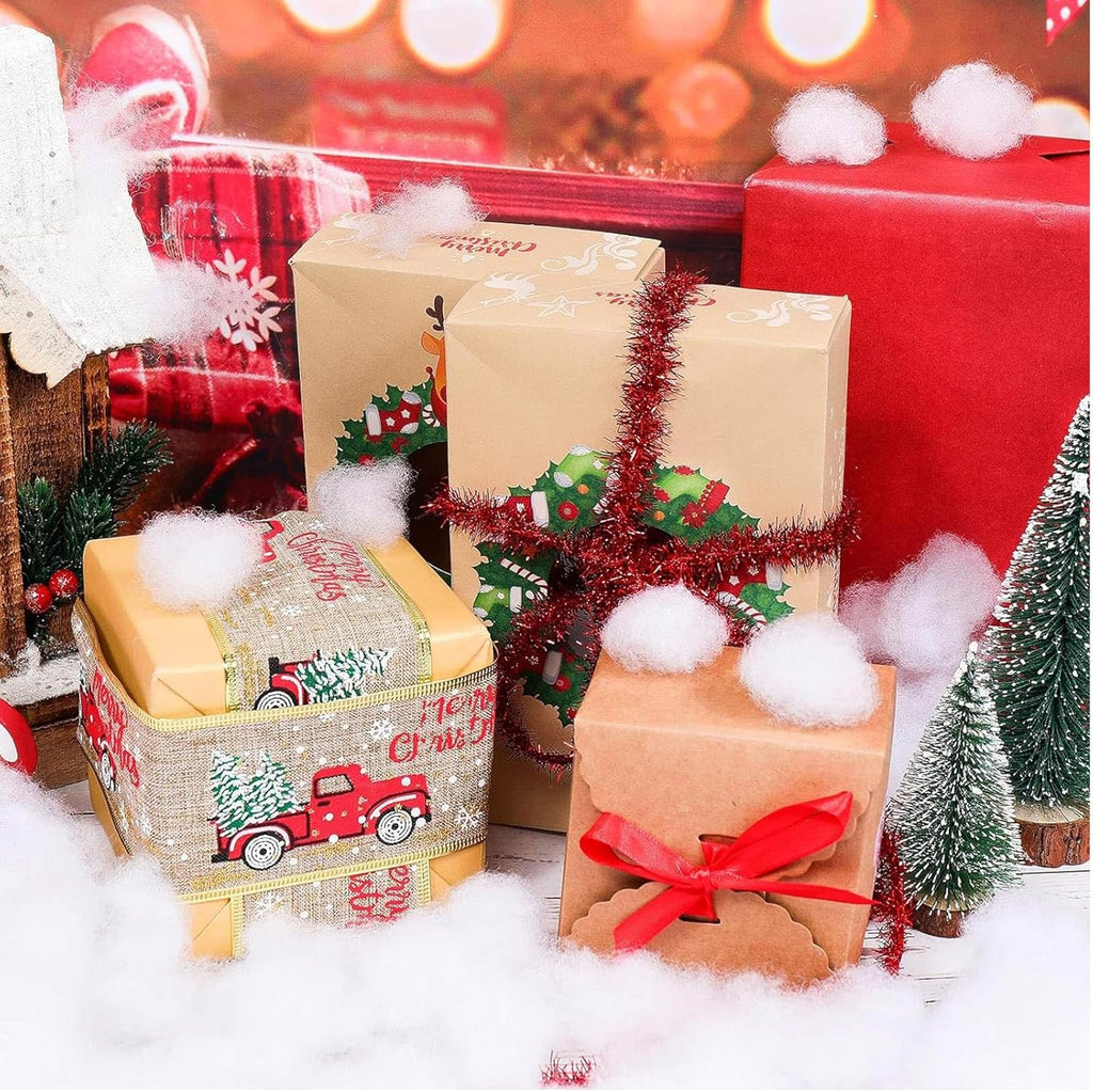Shappy Christmas Fake Snow | 70.55 Ounce Artificial White Cloud Fiber for Holiday Decor