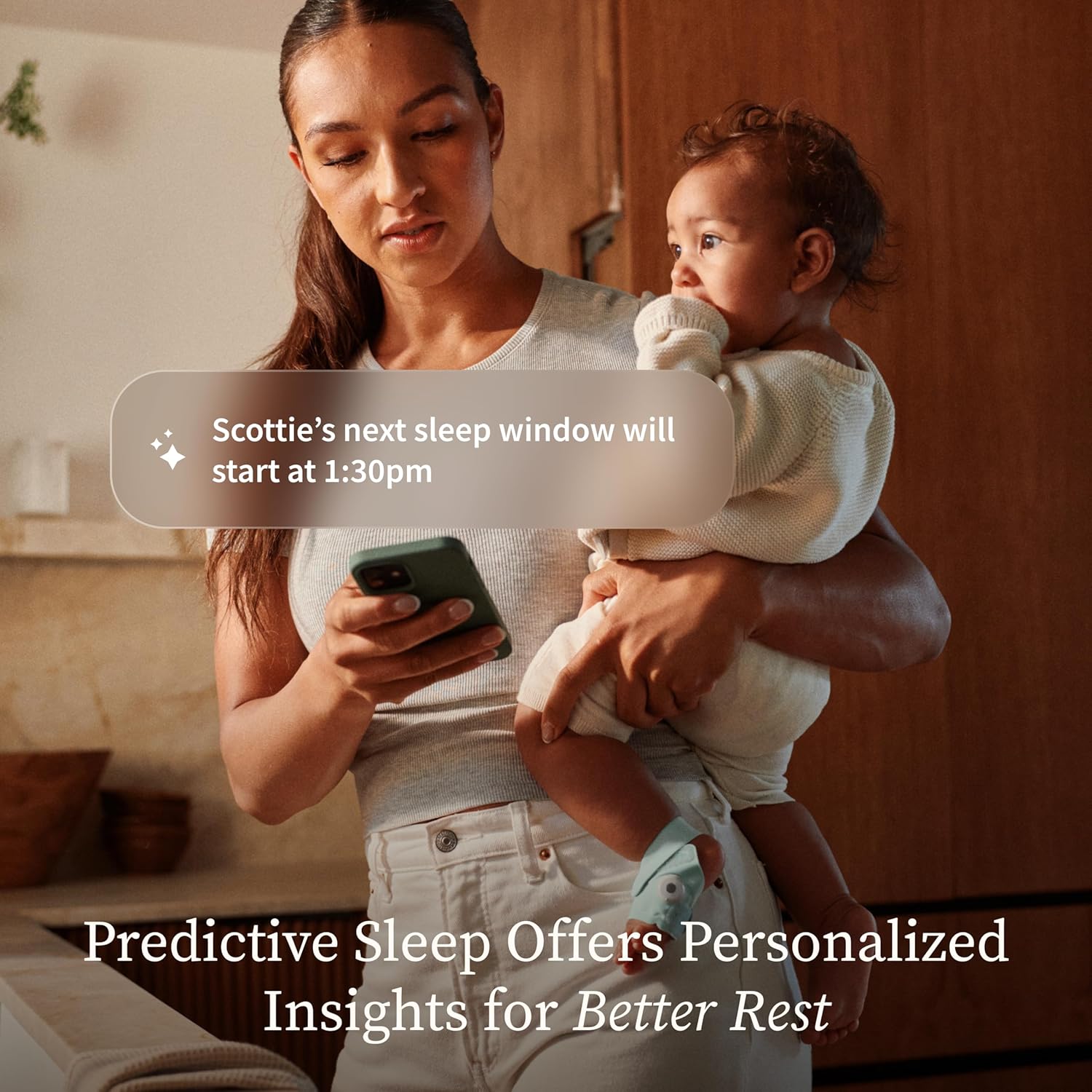 Owlet Dream Duo (Gen 3) Smart Baby Monitor Bundle - 2K HD Video & Dream Sock for Oxygen, Heart Rate & Sleep Tracking | App Health Insights