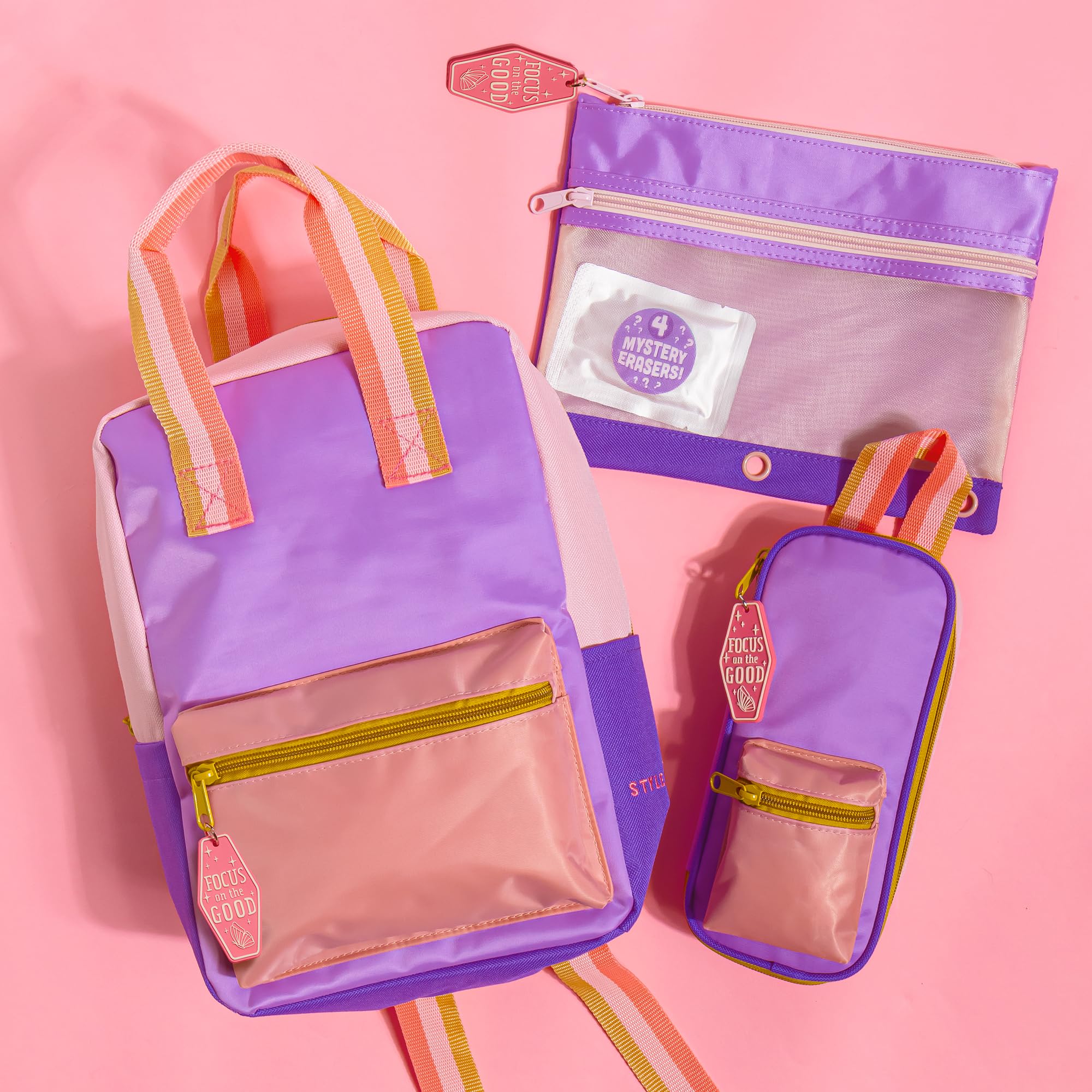 Fashion Angels Style.Lab Backpack for Kids, Mini Travel Bookbag with Cute & Stylish Retro Design, Ideal for Girls & Boys in School