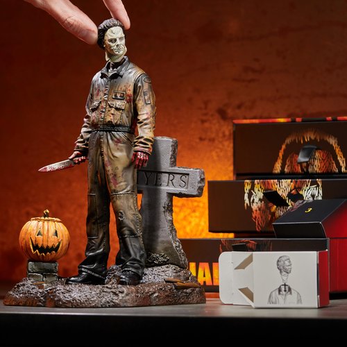CC Countdown Characters 2024 Michael Myers Buildable Halloween Advent Calendar – Official Rob Zombie Halloween Collectible Character Statue