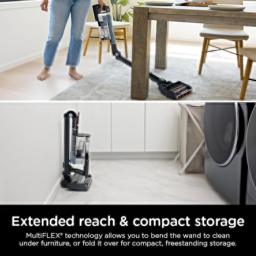 Shark Stratos Cordless Vacuum - Clean Sense IQ, DuoClean PowerFins, MultiFlex Wand, 40-Minute Runtime