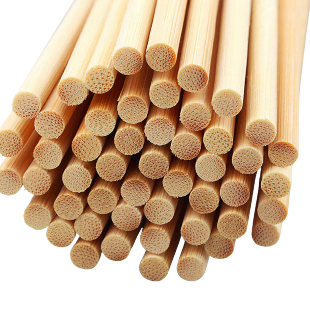Perfect Stix- 16" x 1/4" Strong and Sturdy Bamboo/Craft/and DIY Project Dowels - Pack of 50ct