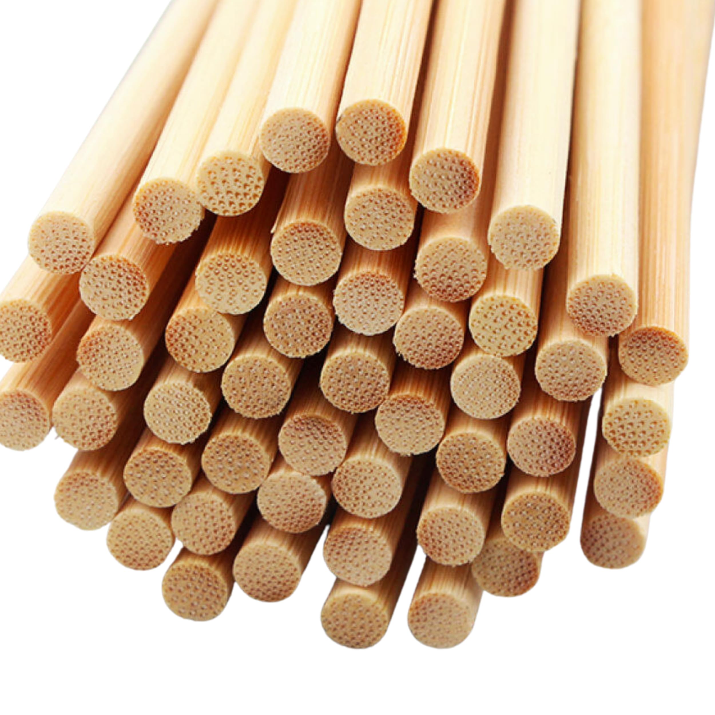 Perfect Stix- 16" x 1/4" Strong and Sturdy Bamboo/Craft/and DIY Project Dowels - Pack of 50ct