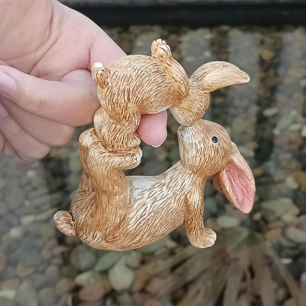 Skiennix Rabbit-Shaped Statues - Charming Easter Ornaments | Perfect Anniversary & Valentine's Day Gifts